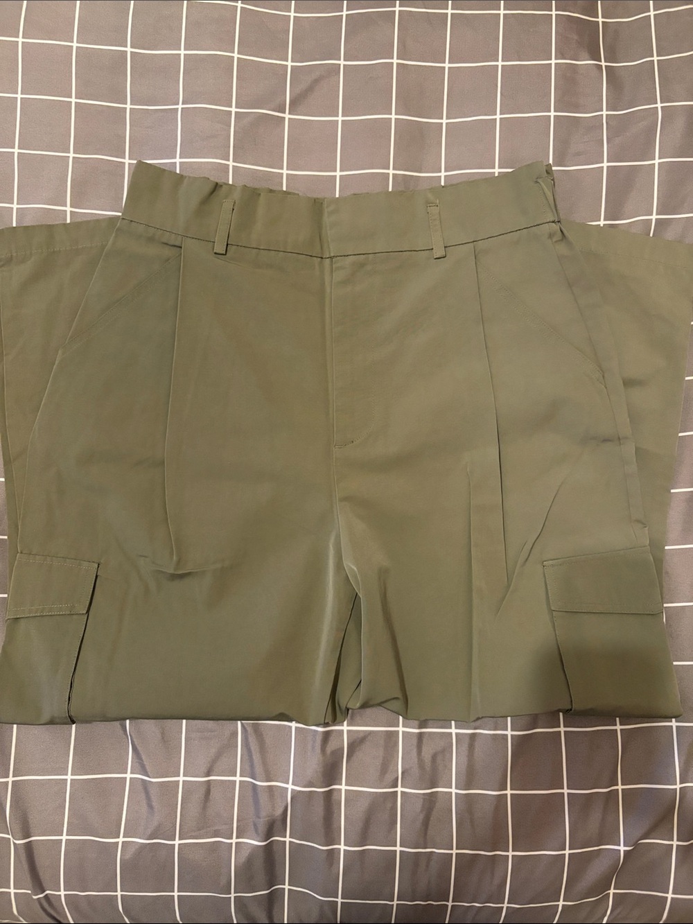 Zara Olive Green Cargo Pants
